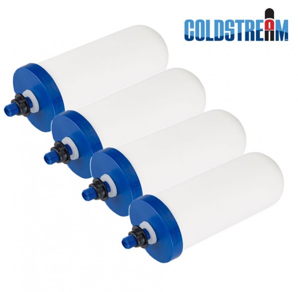 Coldstream Sentry 2.9" x 8" 4 pack Replacement Ceramic Filters