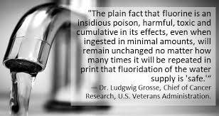 Fluoride in drinking water